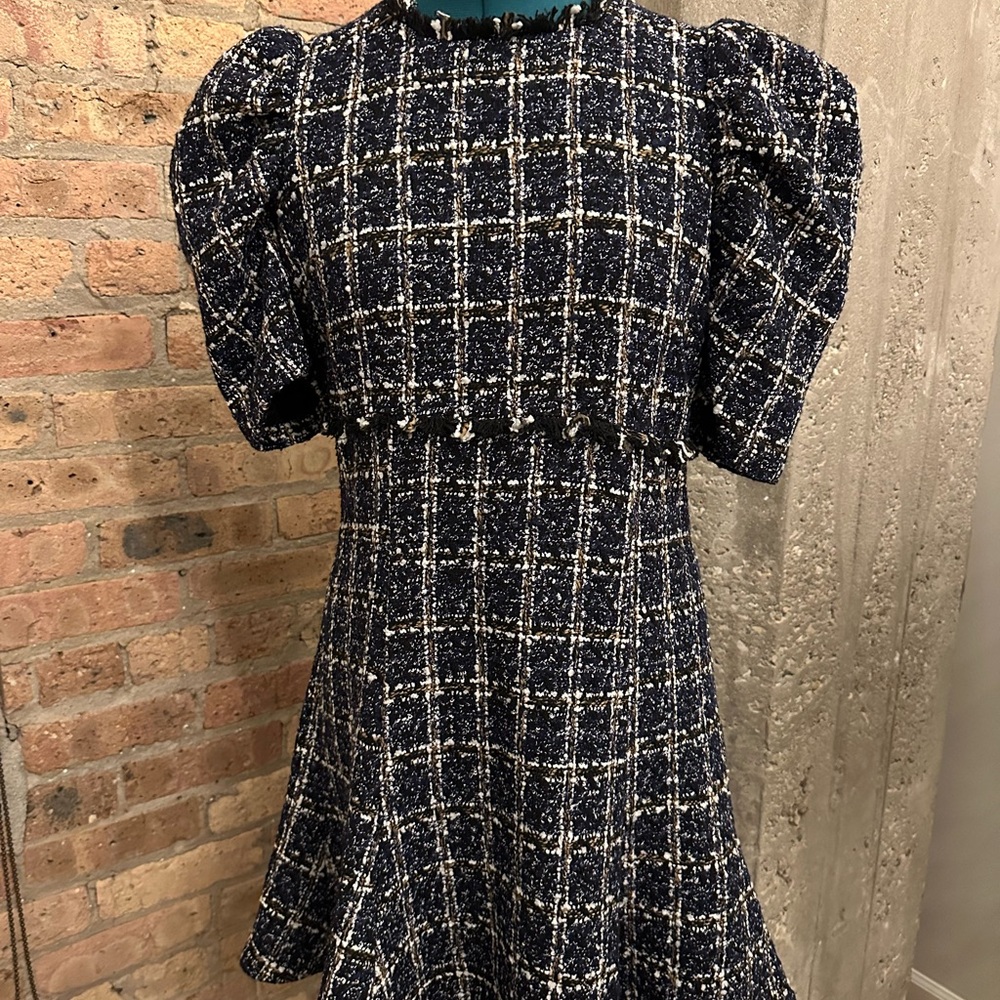 Multi Tweed Alia Dress